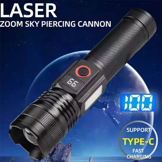 چراغ قوه لیزری زوم دار BCT-6528
