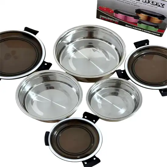 ظروف سه تکه استیل Fresh Box