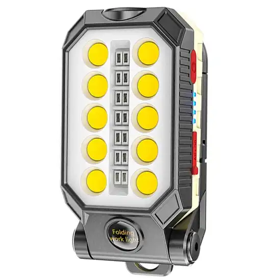 چراغ قوه و مینی پرژکتور شارژی مدل WORKING LAMP W599A